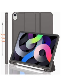 MIGOFAST IPad Air 13 Inch Case M2 2024 with Pencil Holder  Smart iPad Case  Support Pencil Pro and Pencil(USB-C) Support Touch ID and Auto Wake/Sleep Spece Gray  - Image 1