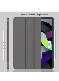 MIGOFAST IPad Air 13 Inch Case M2 2024 with Pencil Holder  Smart iPad Case  Support Pencil Pro and Pencil(USB-C) Support Touch ID and Auto Wake/Sleep Spece Gray  - Image 3
