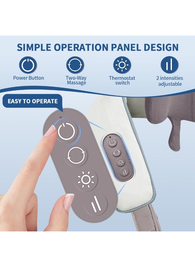 Shiatsu Back & Neck Massager – Deep Tissue 3D Kneading Massage Pillow – Electric Massager for Shoulders, Legs & Body – Professional Pain Relief for Home, Office & Car - Image 4