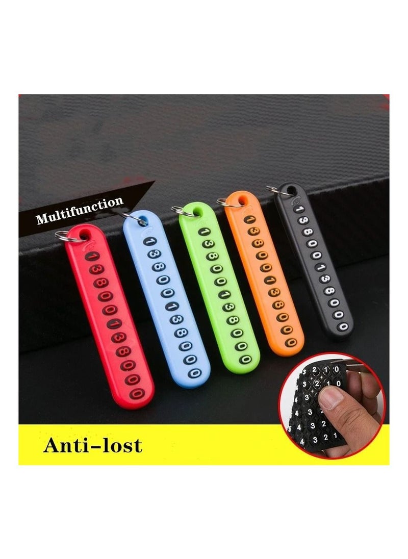 Generic Numeric Anti Lost Key Chain 2 Pieces Random Colors  - Image 5