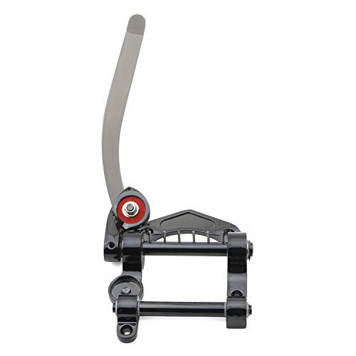 Swhmc Guitar Vibrato Tailpiece Tremolo, Flat Top Body Tremolo Unit Vibrato Bridge for Tele, SG, LP Electric Guitars Black - Image 3