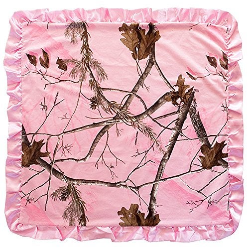Carstens, Inc Carstens Realtree AP Baby Blanket, Pink, 34" x 34" - Image 1
