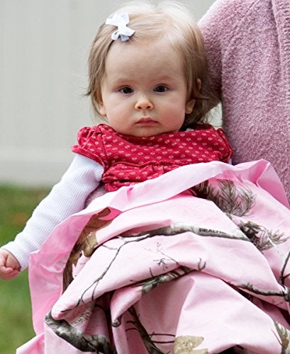 Carstens, Inc Carstens Realtree AP Baby Blanket, Pink, 34" x 34" - Image 2