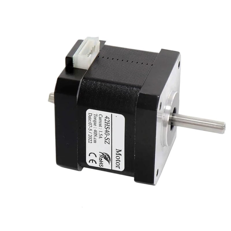 Stepper Motor 17HS4401S SZ 4 Lead Double Shaft Motor Size 17HS4401S SZ x1pcs - Image 1