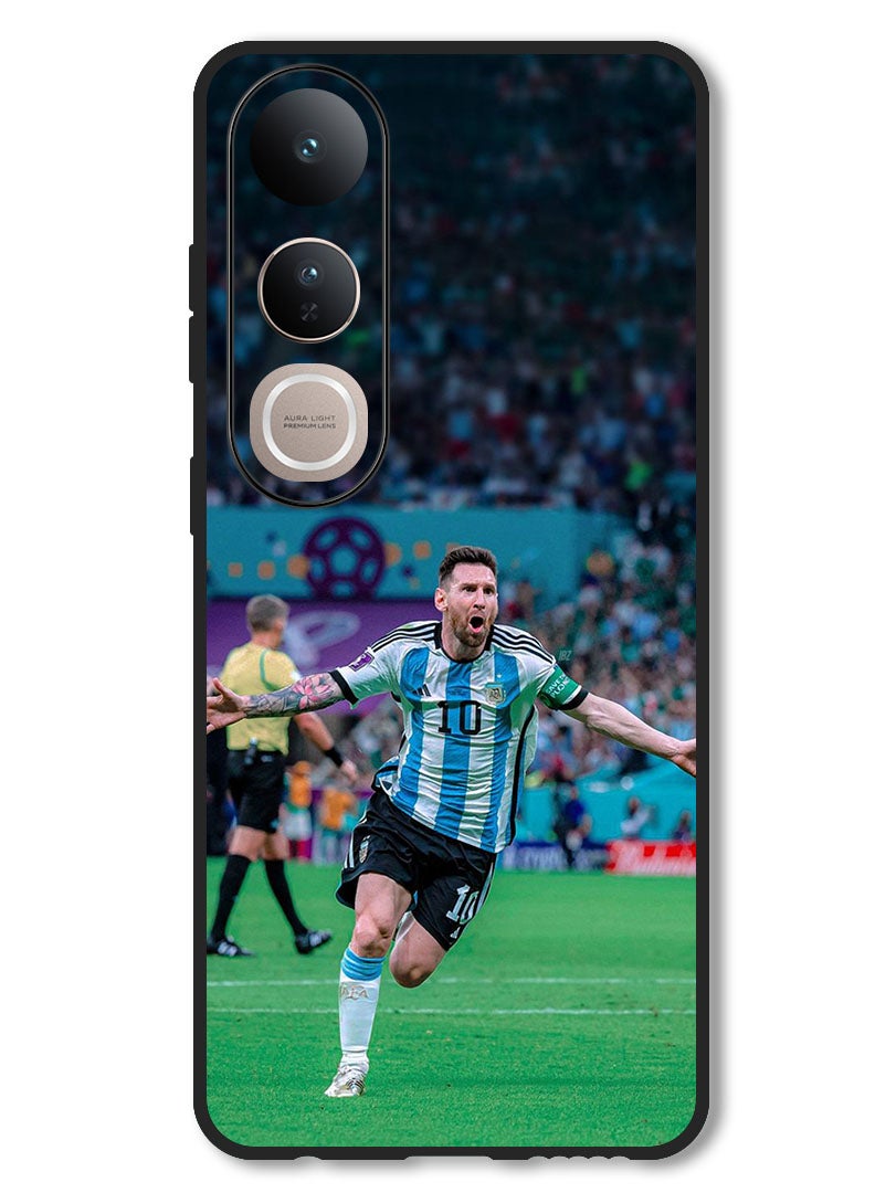 Theodor Case Compatible with Vivo V50 Lite Protection Shockproof Bumper Cover Messi (7) - Image 1