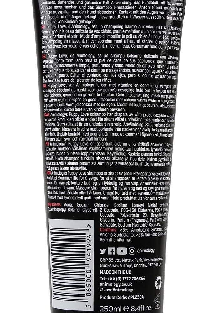 Animology Puppy Love Puppy Shampoo - Image 3