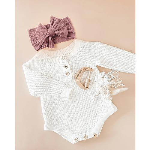 Niceye Handmade Baby Headbands Soft Stretchy Nylon Hair Bands with Bows for Newborn Infant Baby Toddler Girls - Image 5