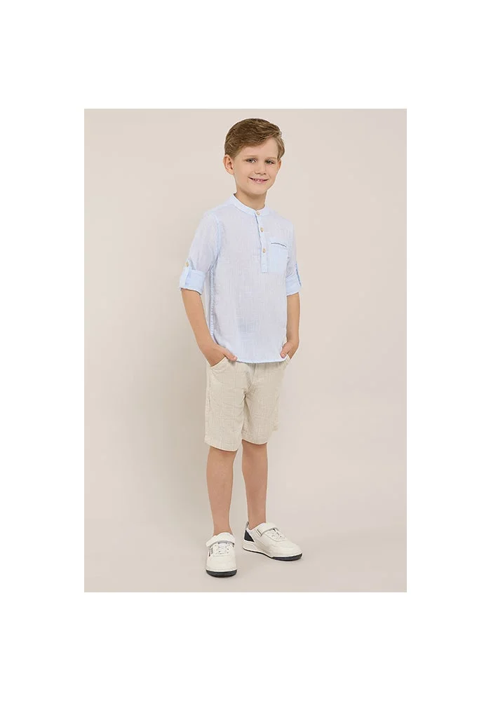 R&b Plaid Shorts with Button Closure