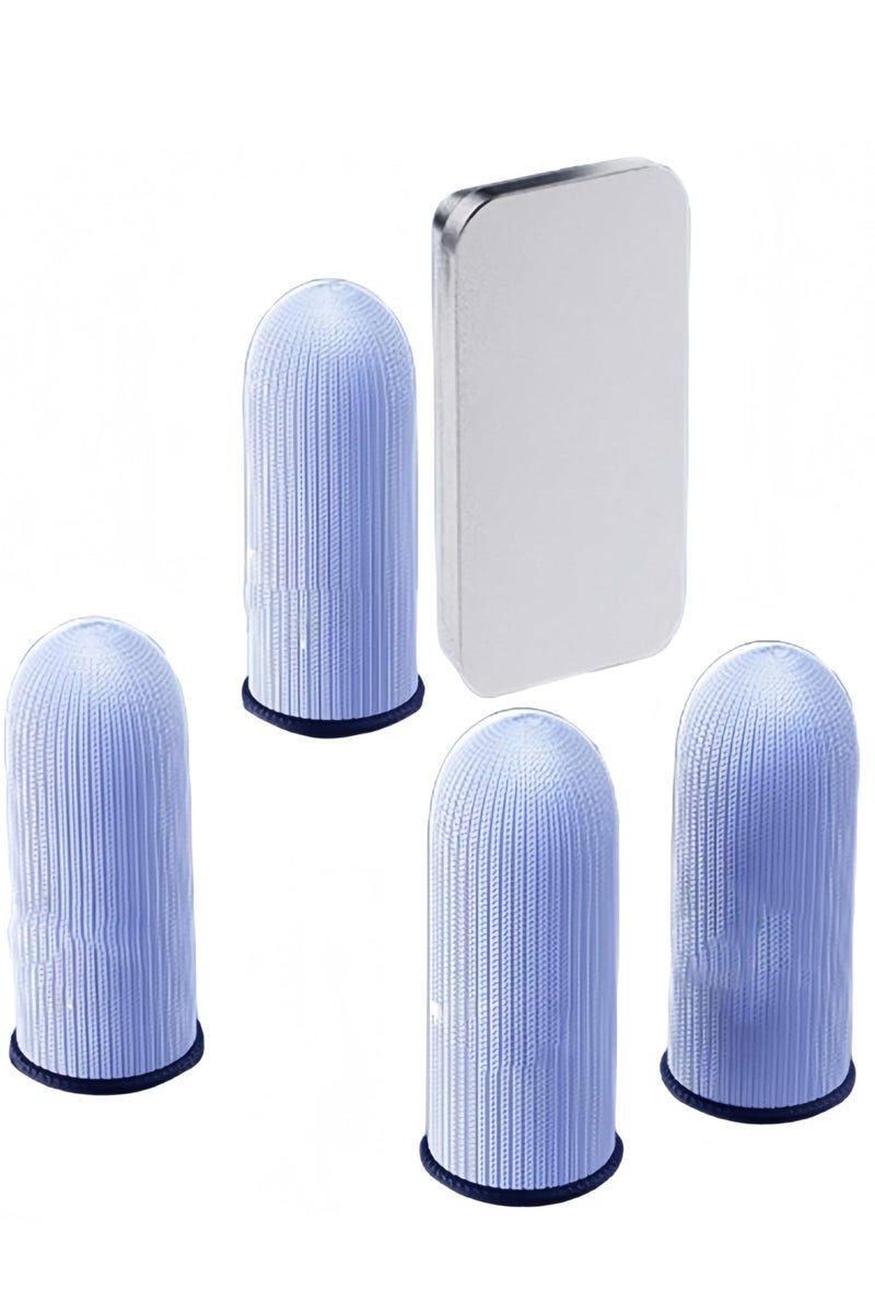 4 Gaming Finger Gloves Paired With A Metal Storage Box - Image 1