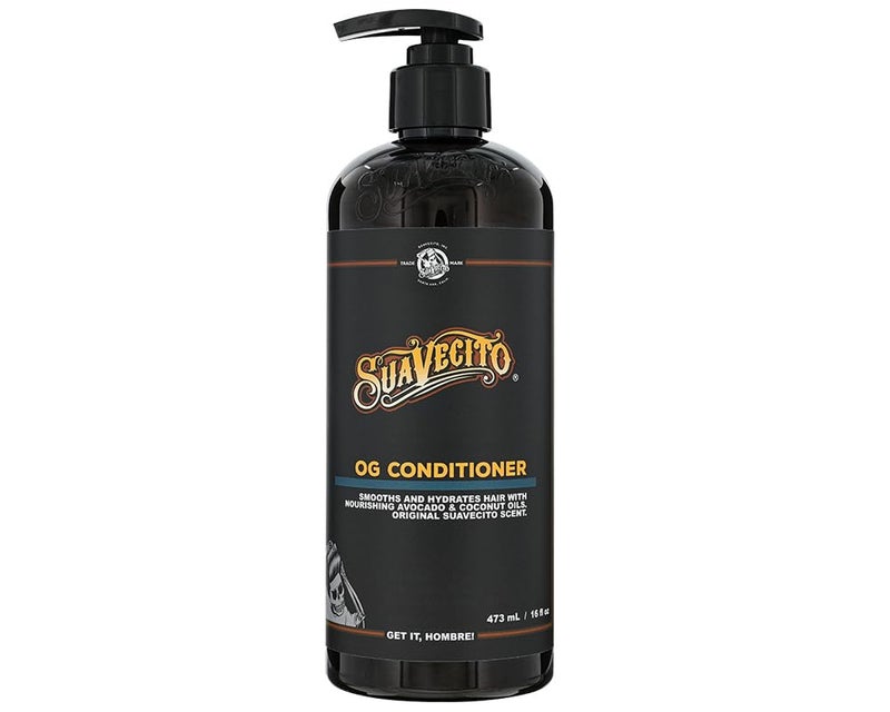 Suavecito OG Conditioner 16 oz Pump Bottle - Original Scent - Smooths & Hydrates, Nourishes & Moisturizes with Avocado and Coconut Oils - Repairs Dry Damaged Har - For All Hair Types, Sulfate Free - Image 1