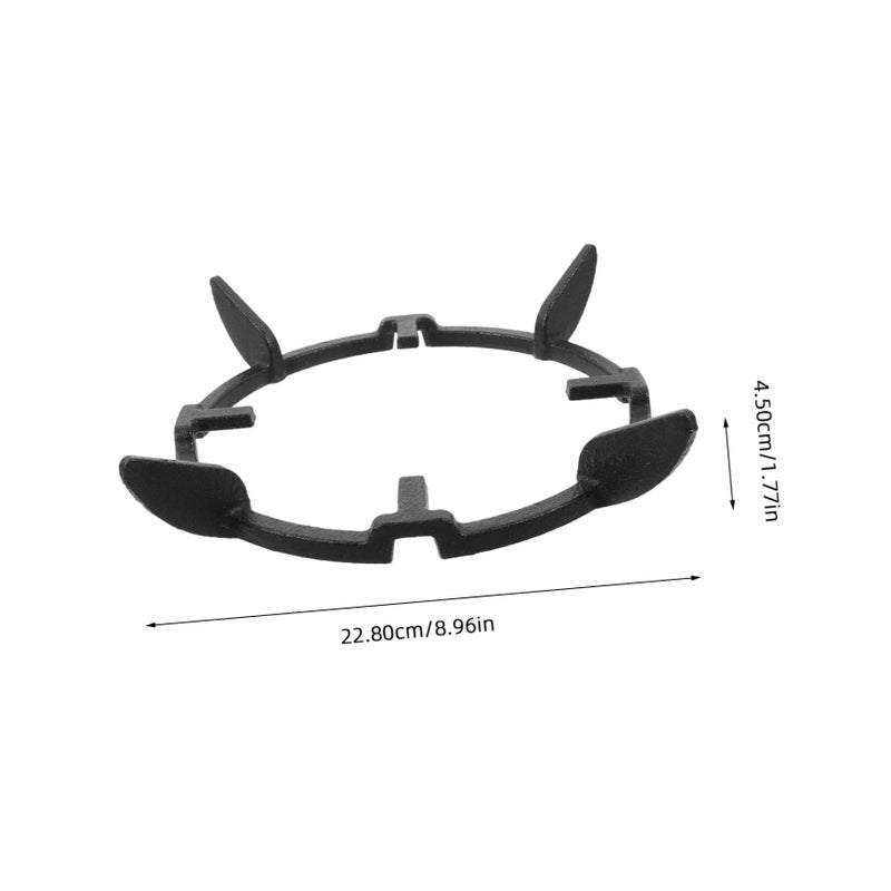 Heavy Duty Iron Wok Stand For Gas Burners Non Slip Cooking Stability Heat Distribution - Image 3