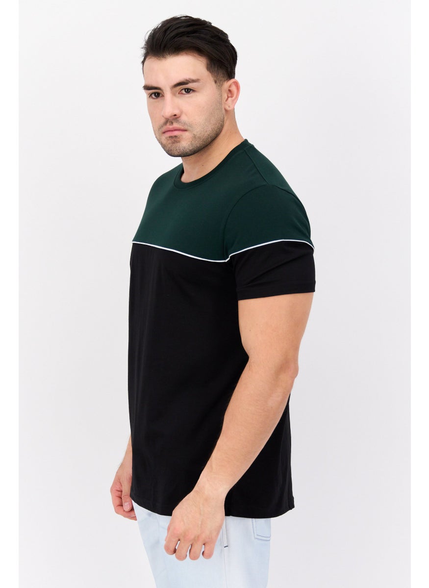 Men Crew Neck Short Sleeves Plain T-Shirt, Black Combo - pzsku/ZDD79D80E548E63CD46A7Z/45/_/1737642591/86920cea-7a62-44d9-81c9-5d0737a58c84