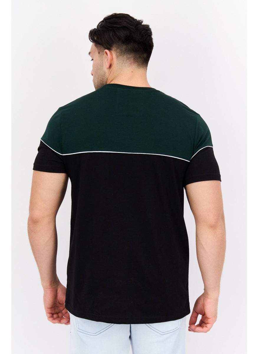 Men Crew Neck Short Sleeves Plain T-Shirt, Black Combo - pzsku/ZDD79D80E548E63CD46A7Z/45/_/1737642594/8a78bca9-a11f-46e8-93f4-ee662fe6492a