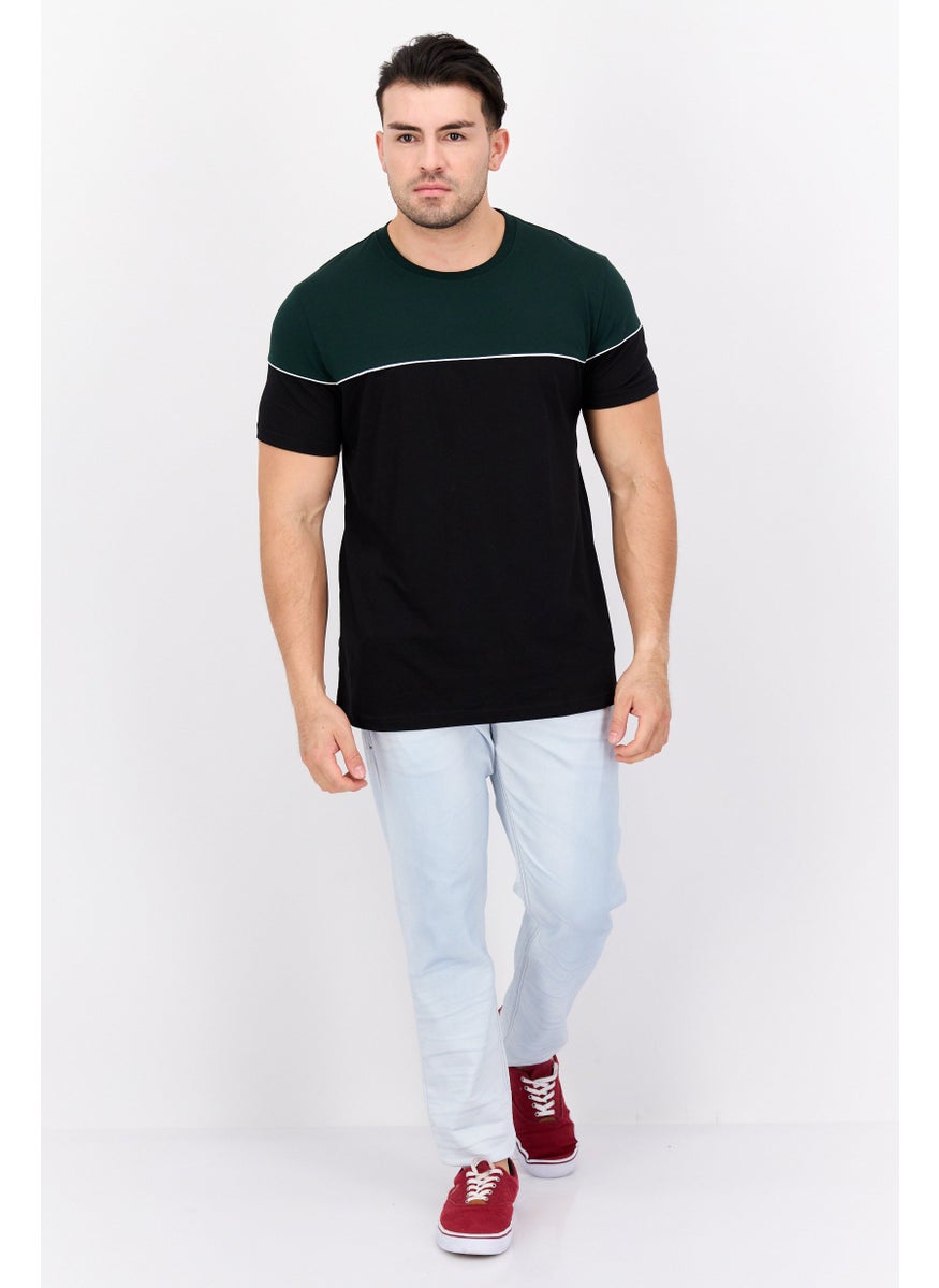 Men Crew Neck Short Sleeves Plain T-Shirt, Black Combo - pzsku/ZDD79D80E548E63CD46A7Z/45/_/1737642601/fcb875e2-3946-48a0-bbf6-484aa9a6d696