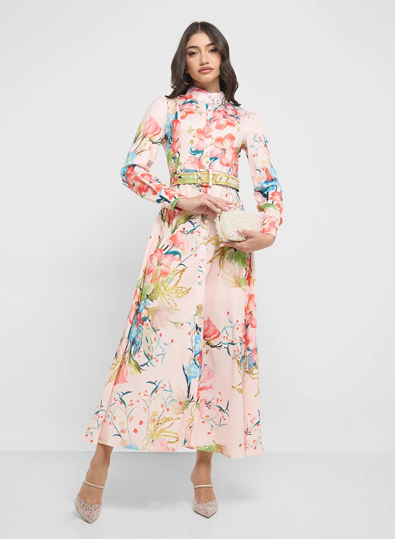 ELLA Floral Maxi Dress
