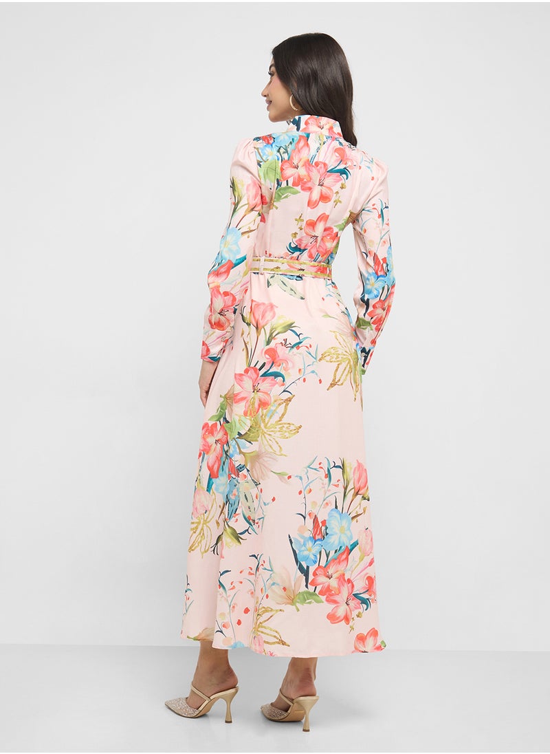 ELLA Floral Print Dress  - Image 2