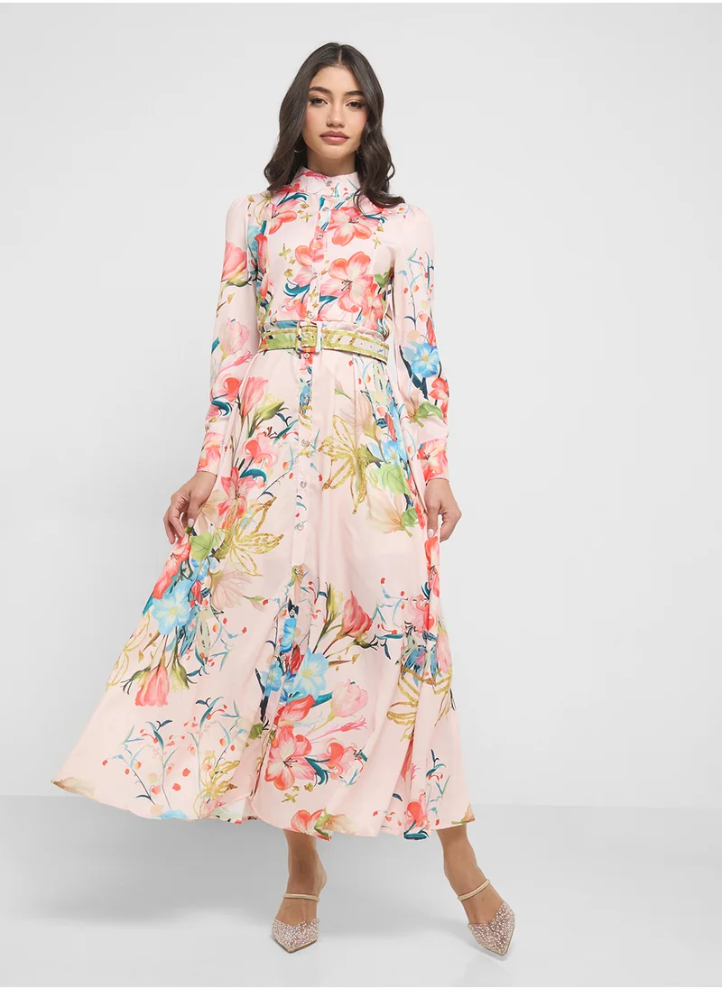 ايلا Floral Print Dress
