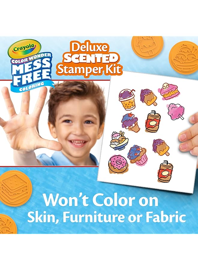 كرايولا مجموعة تلوين مجانية من Color Wonder Mess، 50 صفحة تلوين فارغة، مجموعة إعادة تعبئة طوابع وأقلام Color Wonder المعطرة - Image 5