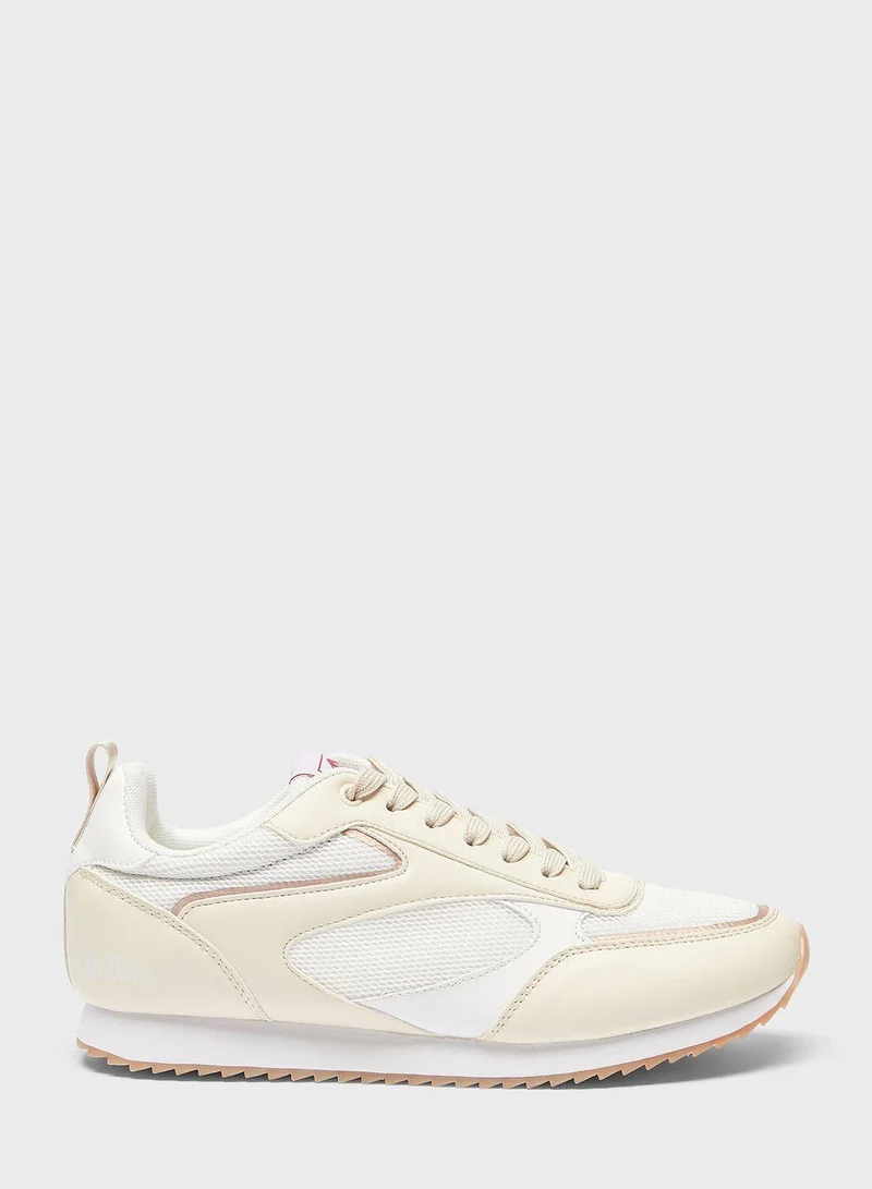 لي كوبر Lace Up Low Top Sneakers