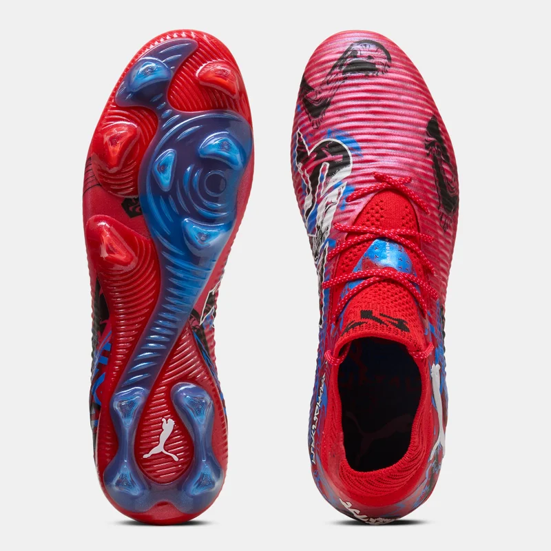 PUMA Kids' FUTURE 8 ULTIMATE PLAYMAKERS Firm Ground Football Shoes