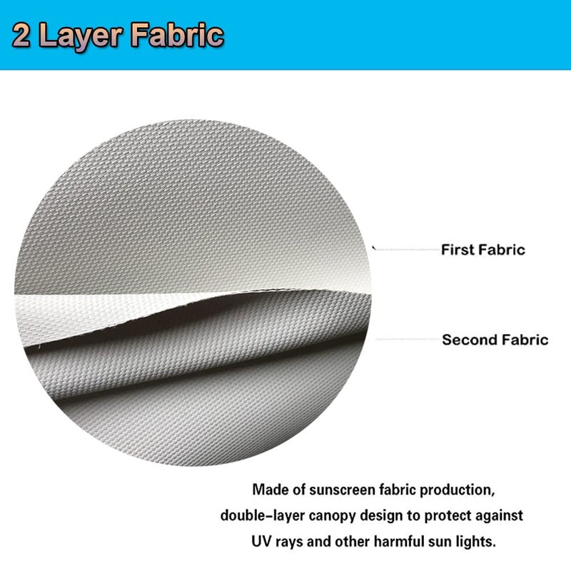 Güvenç Gven for Tesla Model 3 Sunshade for Tesla Model Y Windshield Sunshade 2016-2024 Car Shade Front Window Shade Double Layer Blocks UV Rays Sun Visor Protector 100% Cover - Image 3