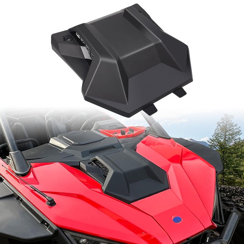 غطاء محرك توربو أمامي CPOWACE متوافق مع بولاريس RZR PRO XP 2020-2024 متوافق مع بولاريس RZR PRO R توربو R 2022 2023 2024 ملحقات مجموعة سحب الهواء السوداء