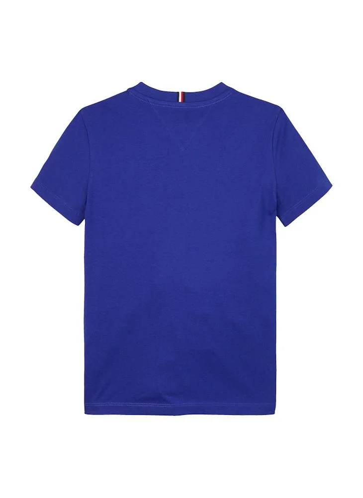TOMMY HILFIGER Kids Logo Crew Neck T-Shirt