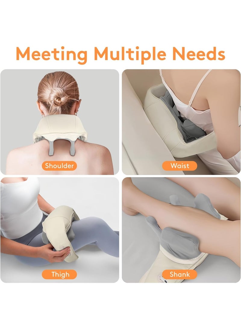 Electric 5D Neck and Back Massager with Heating Technology - Wearable Deep Tissue Massage Machine for Body Aches & Pain Relief - Professional Therapy for Cervical, Shoulders, Waist & Legs - Image 5