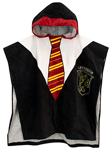 Harry Potter Boys Poncho Black One Size