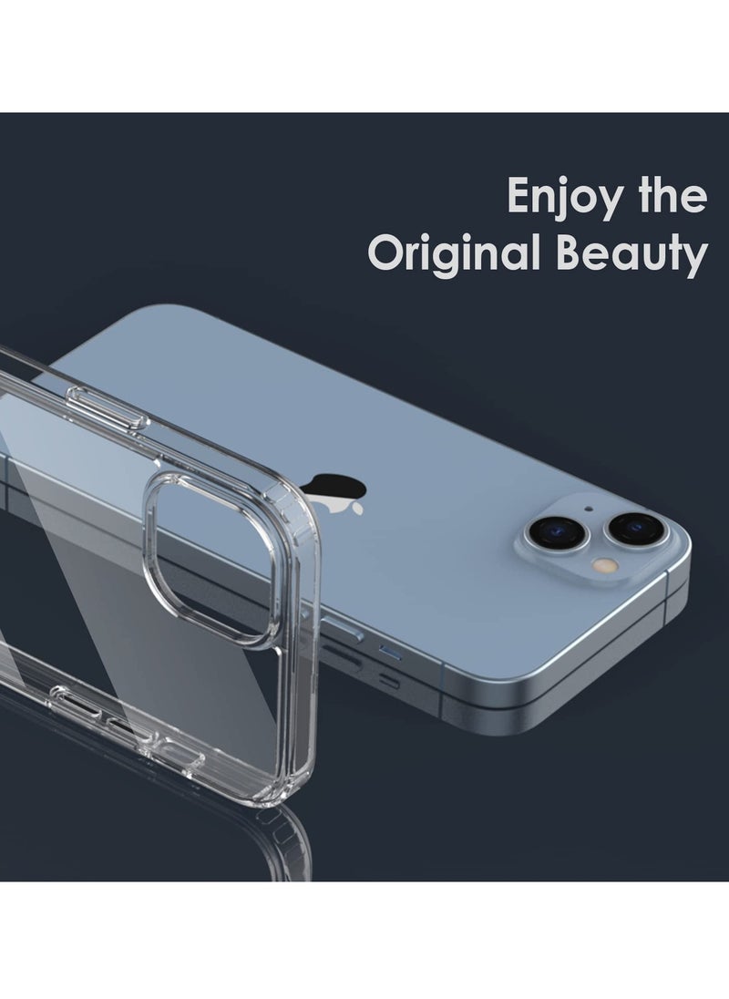 iPhone 15 Case 6.1 Inch Anti Scratch Crystal Clear Soft TPU Precise Cutouts Slim Fit Protective Case Cover Easy to Install Compatible with Apple iPhone 15