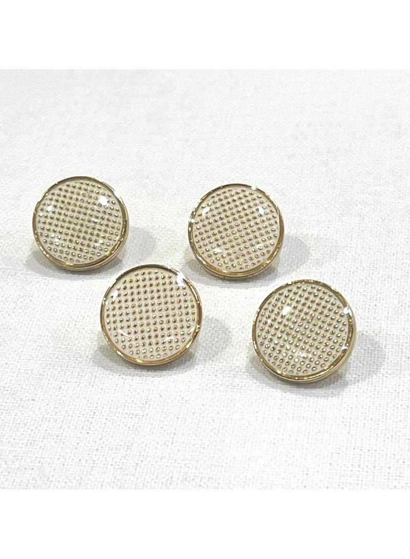 Abrar 8 Set Metal Snap Buttons For Men Saudi Thobe Size 12mm - Image 1