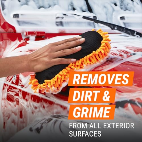 ARMOR ALL طقم مسدس الرغوة 2 في 1 من أرمور أول، طقم تنظيف السيارات يتصل بغسالات الضغط وخراطيم الحدائق لتنظيف المركبات، يتضمن مسدس رغوة، وموزع رغوة، ومحول مريح، 1 قطعة - Image 4