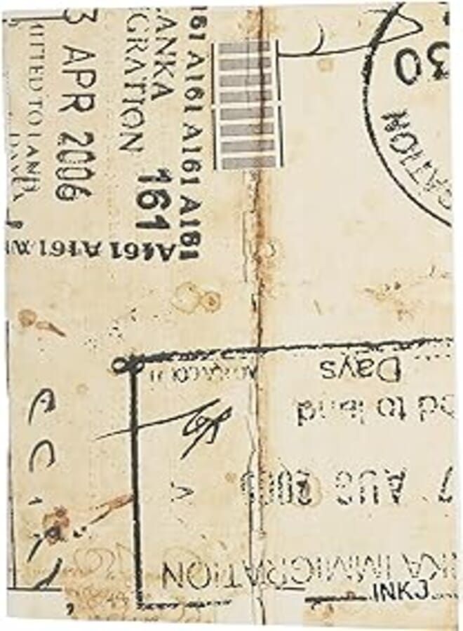 The inkjection a5075l notebook scratches letter multicolor lined paper a5 -