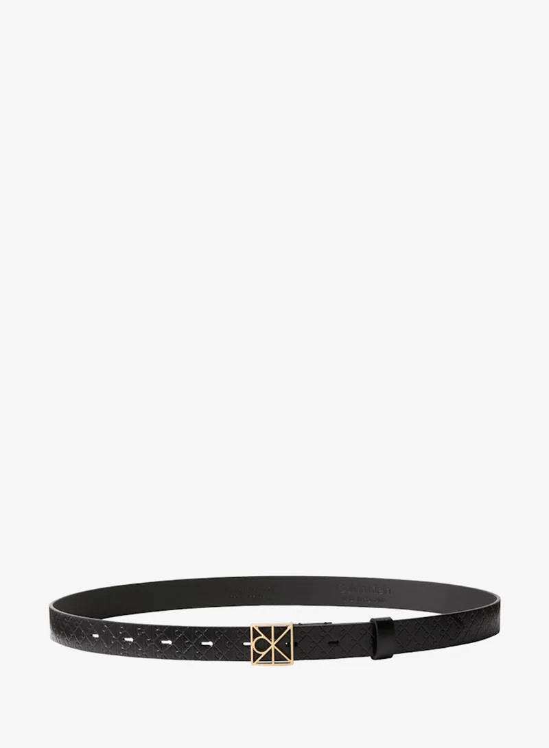 CALVIN KLEIN Emblem Buckle Strap Belt