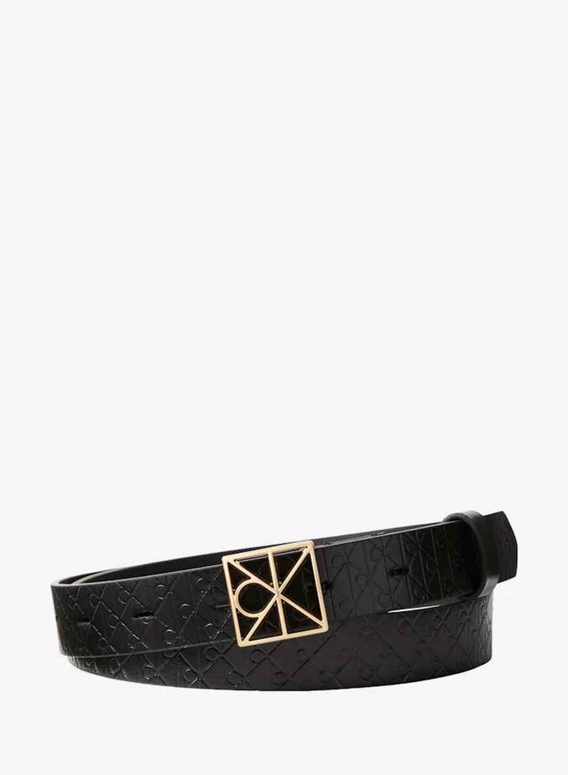 CALVIN KLEIN Emblem Buckle Strap Belt