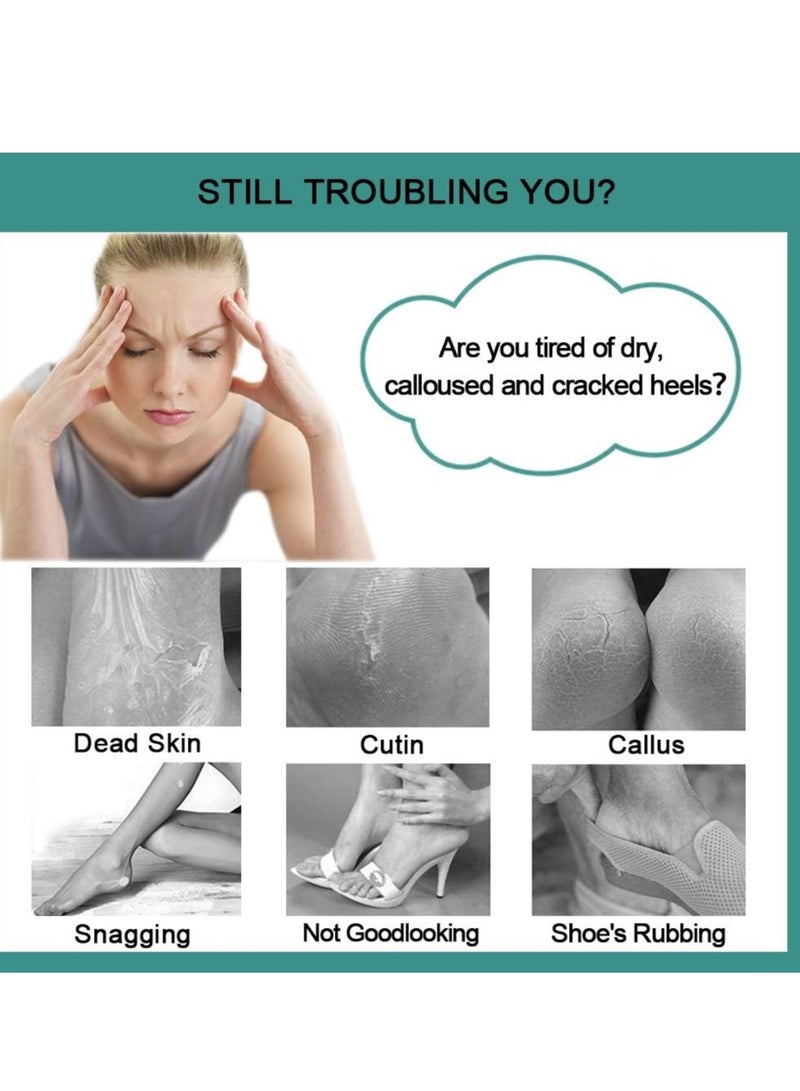 CAREHOOD Foot File Callus Remover - Multi Purpose 4 in 1 Feet Pedicure Tools with Foot Scrubber, Pumice Stone, Foot Rasp and Sand Paper for Home Foot Care (Grey Pedicure Foot File) - Image 2