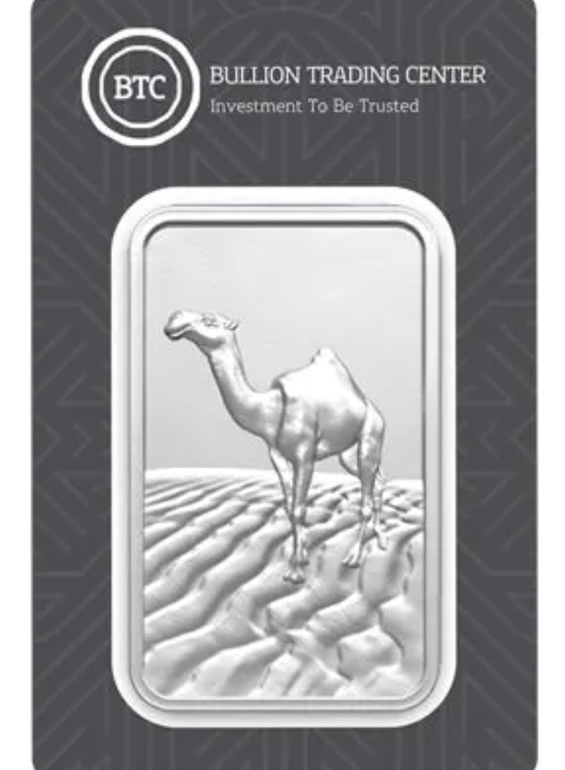 BTC 100g Silver Ingot- Camel - Image 1