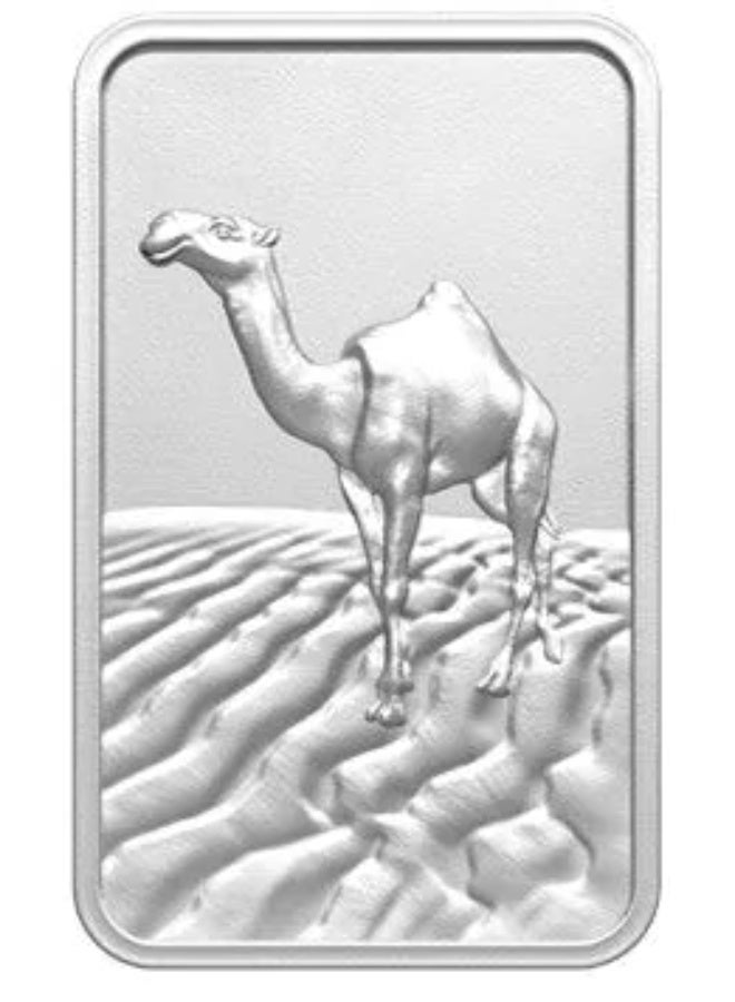 BTC 100g Silver Ingot- Camel - Image 2