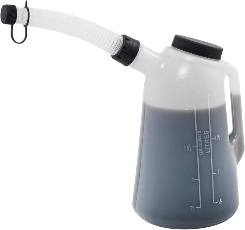 HASKYY Oil Can 1,2,3,4,5,6,8, L Filling Can Measuring Cup Measuring Jug Water Jug (2 litres) White - Image 5