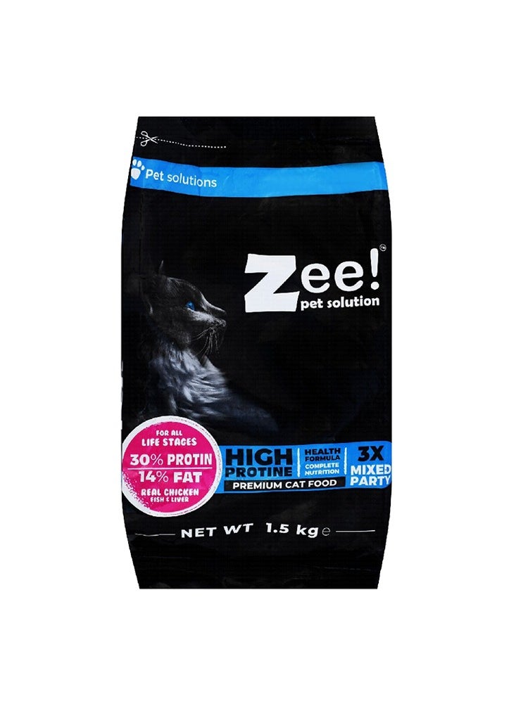 ZEE Zee Pet Solution Premium Cat Food Chicken 1.5 kg 