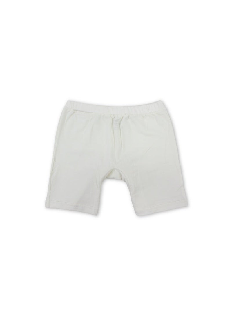 Unisex Cotton Plain Panty Shorts - OffWhite - Image 2