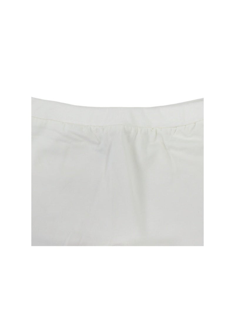Unisex Cotton Plain Panty Shorts - OffWhite - Image 3