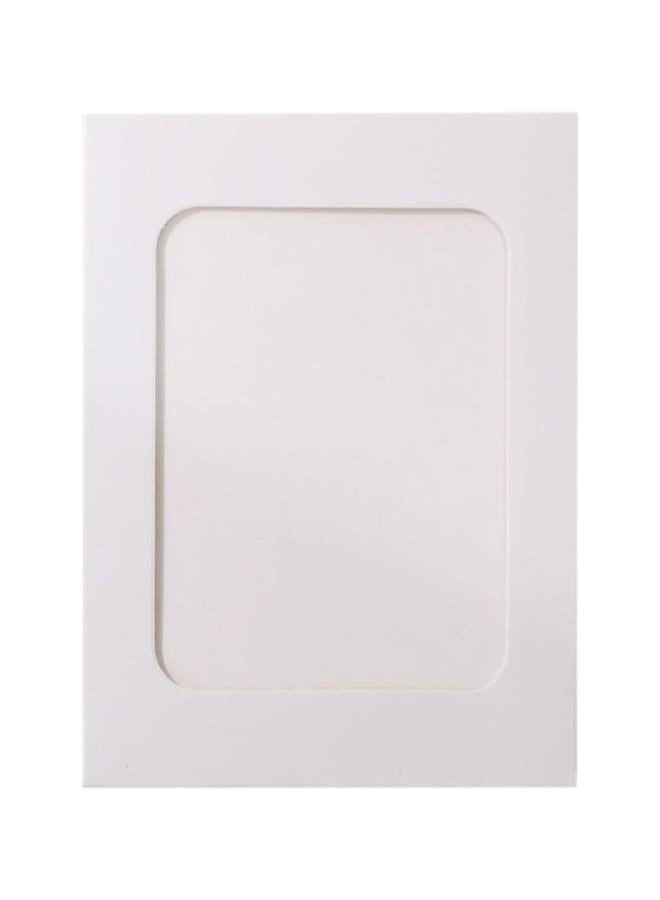 klarako Hanging Album Clip Kraft Paper Photo Frame Strings Rope Clips Sets for Wedding Decoration Garland (White)10pcs DIY 6inch - Image 4