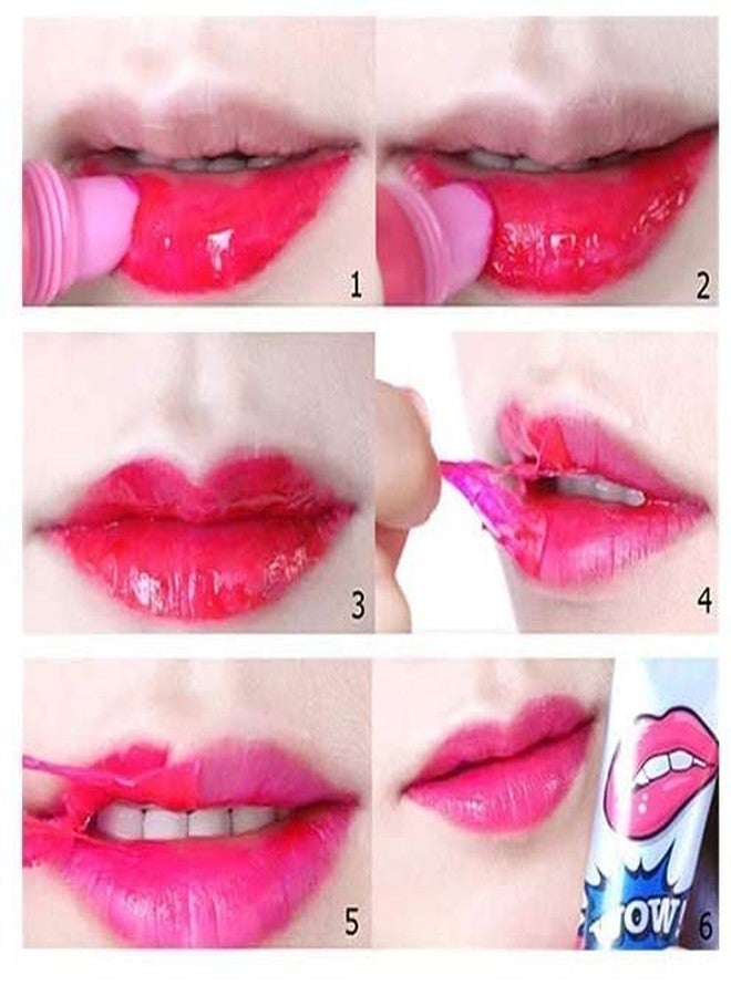 VBA Peel Off Long Lasting Magic Color Lip Tint & Lip Gloss Shade Lipstick Cherry red - Image 4