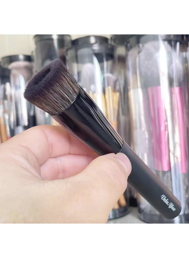 vela yue Liquid Foundation Makeup Brush Face Cream Crease Blending Buffing Perfecting Applicator - Image 2