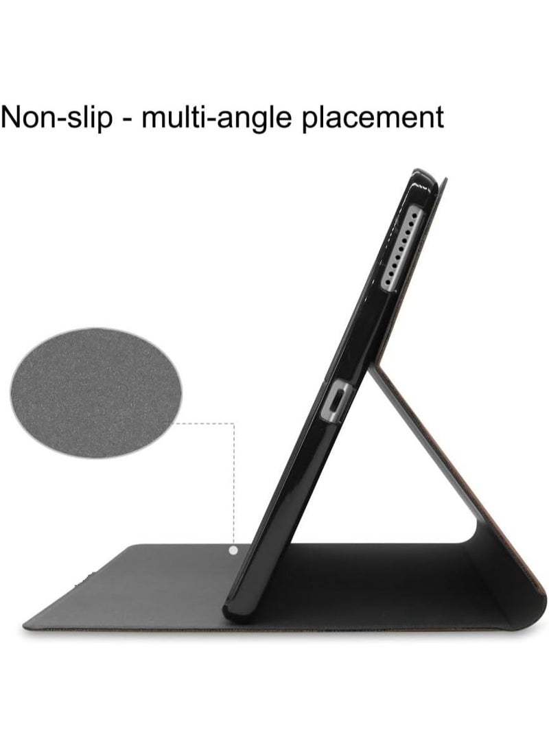 Muzz Case For Huawei Matepad T10/T10S,Honor Pad X8 Case 10.1" Tablet Case, Premium Shock Proof Stand Flip Case, Soft TPU Back Cover Tablet Leather Cover Matepad T10/ T10S,Honor Pad X8 (Brown) - Image 2