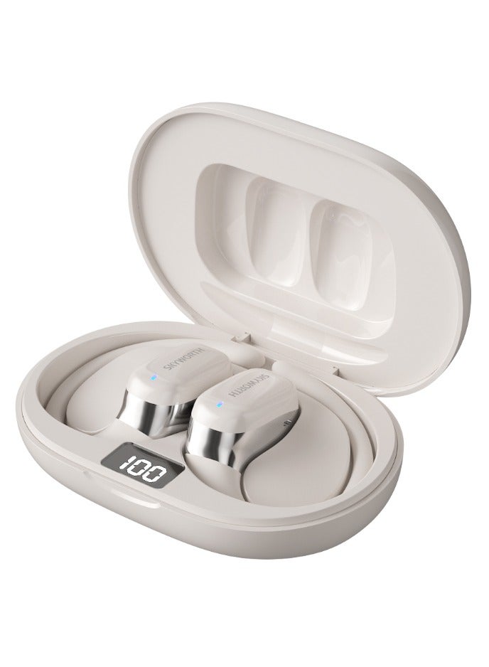 Skyworth Skyworth SEB004 Wireless Bluetooth Headset-Beige  - Image 2