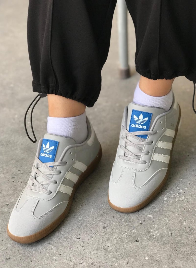 Adidas Sounds Adidas Samba Casual Boots White and Beige High Copy