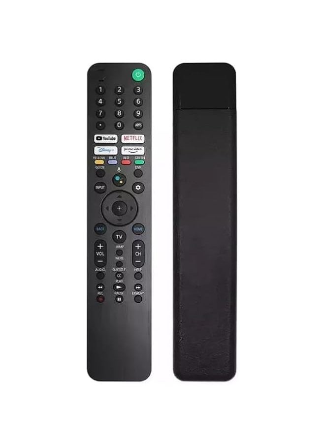 HuHa - Tv Remote Replacement Compatible With Voice Remote Control FCC ID: MG3-TX520U RMF-TX520U Compatible with Sony TV Models KD55X79J KD55X80CJ KD55X80J KD65X79J KD65X80CJ KD65X80J KD75X79J - Image 1