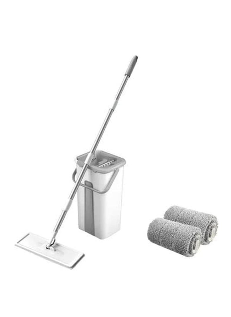 Generic - Microfiber Floor Mop Set with Bucket and Refill Roll with 2 Pads, Model CY3.31 EX015BLK2590 - Image 1